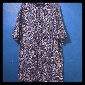 Flora and fauna pattern dress 🐰 🌱 🐦 🌹 🦉